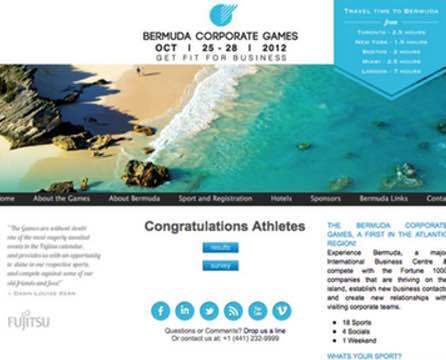 Bermuda Corporate Games Website
